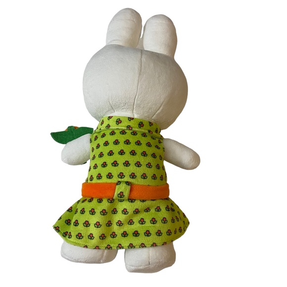Miffy Tulip Flower Dress Bunny Rabbit Stuffed  Animal Plush Toy No.4561 - Picture 3 of 6